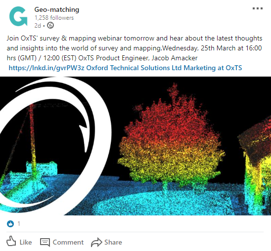 Social media Post Geo-matching